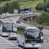 Les week-ends se suivent et se ressemblent au tunnel du Gothard où les embouteillages se sont installés de part et d'autre de l'ouvrage.